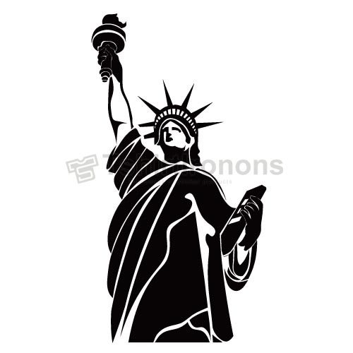 Statue of Liberty T-shirts Iron On Transfers N8075 - Click Image to Close